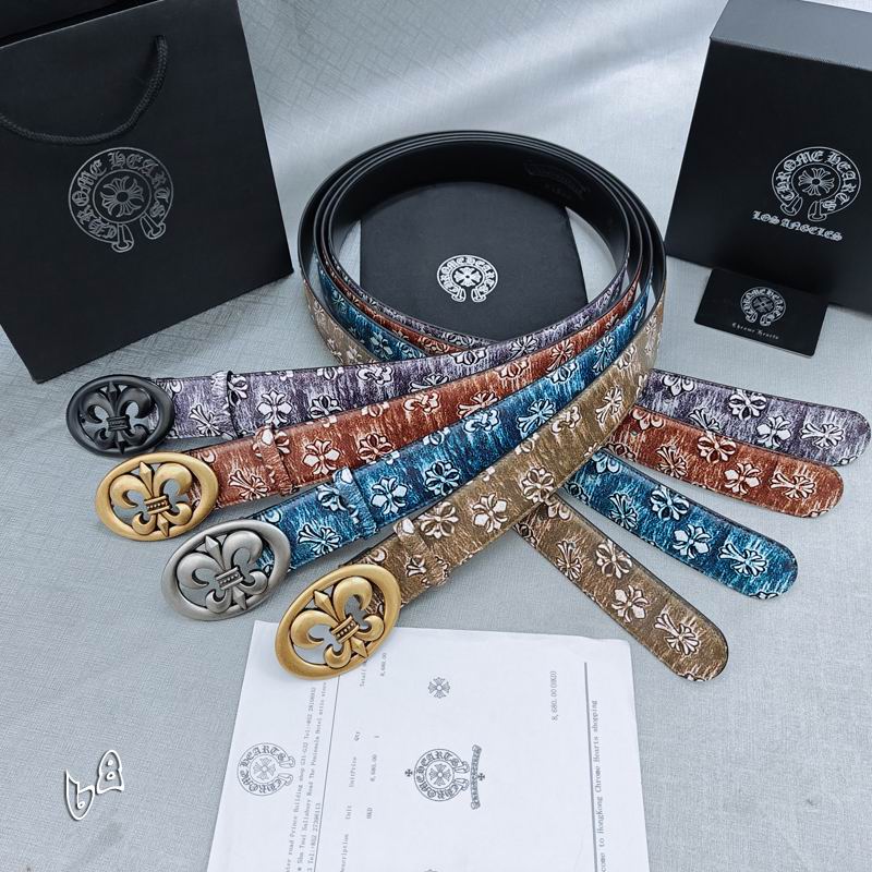 Chrome Hearts belt 38mmX90-125cm lb13